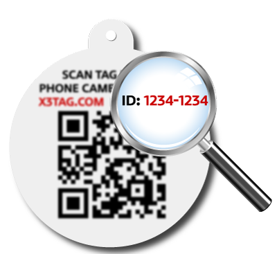 Look for the ID number shown on the Smart Tag
